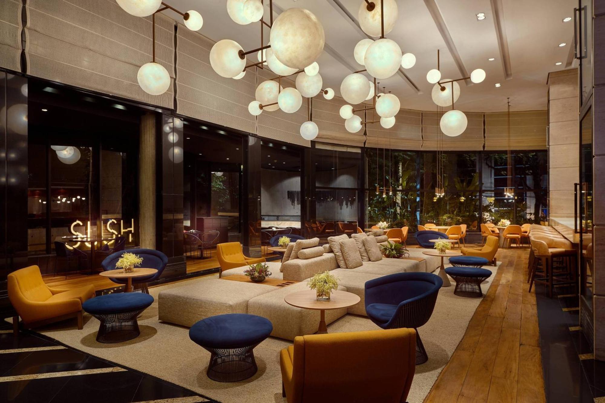 Renaissance Sao Paulo Hotel Eksteriør bilde The lounge at the hotel