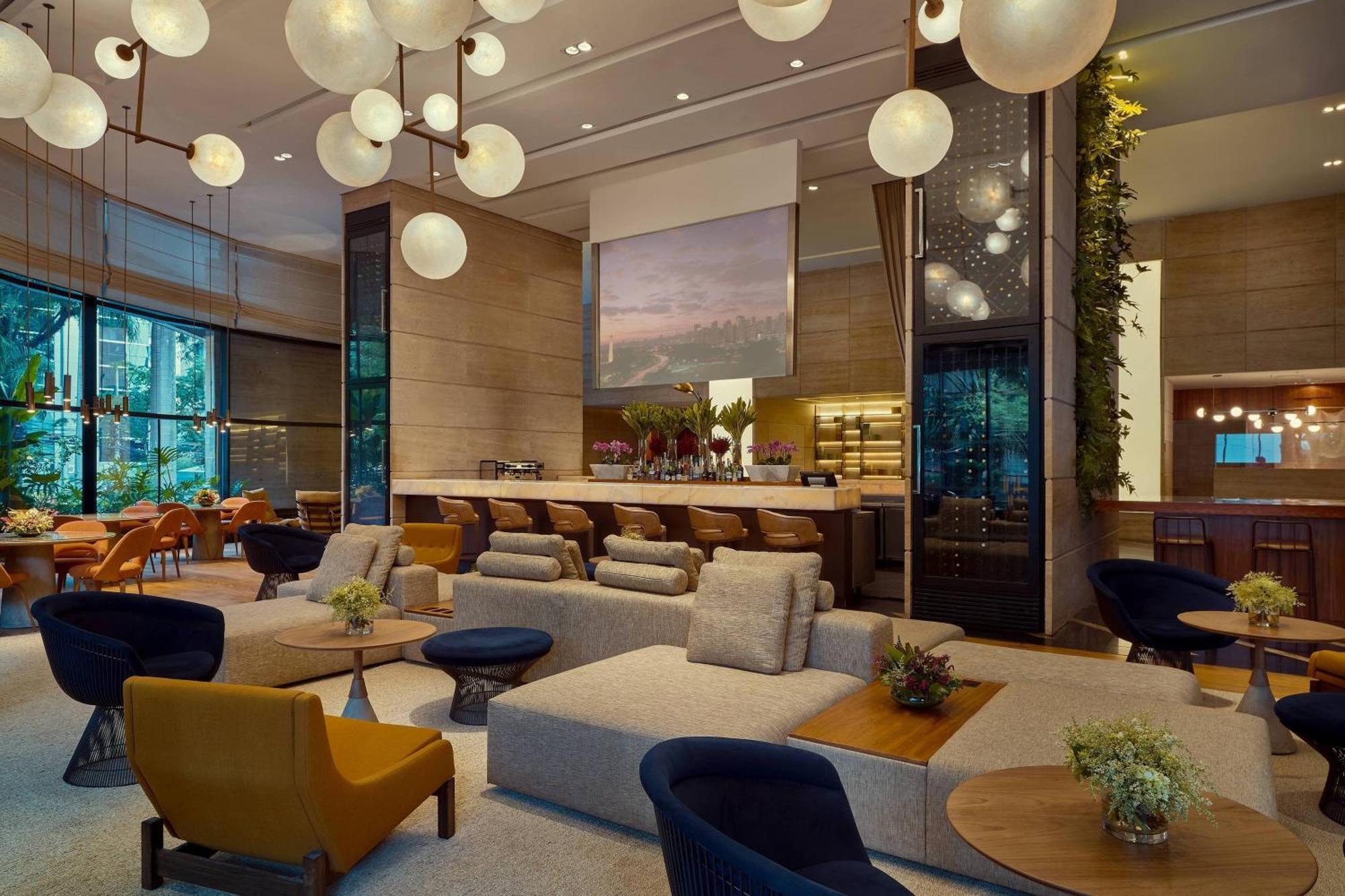 Renaissance Sao Paulo Hotel Eksteriør bilde The lobby of the hotel